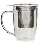 Forlife NewLeaf Glass Tall Tea Mug (Assorted Colors)