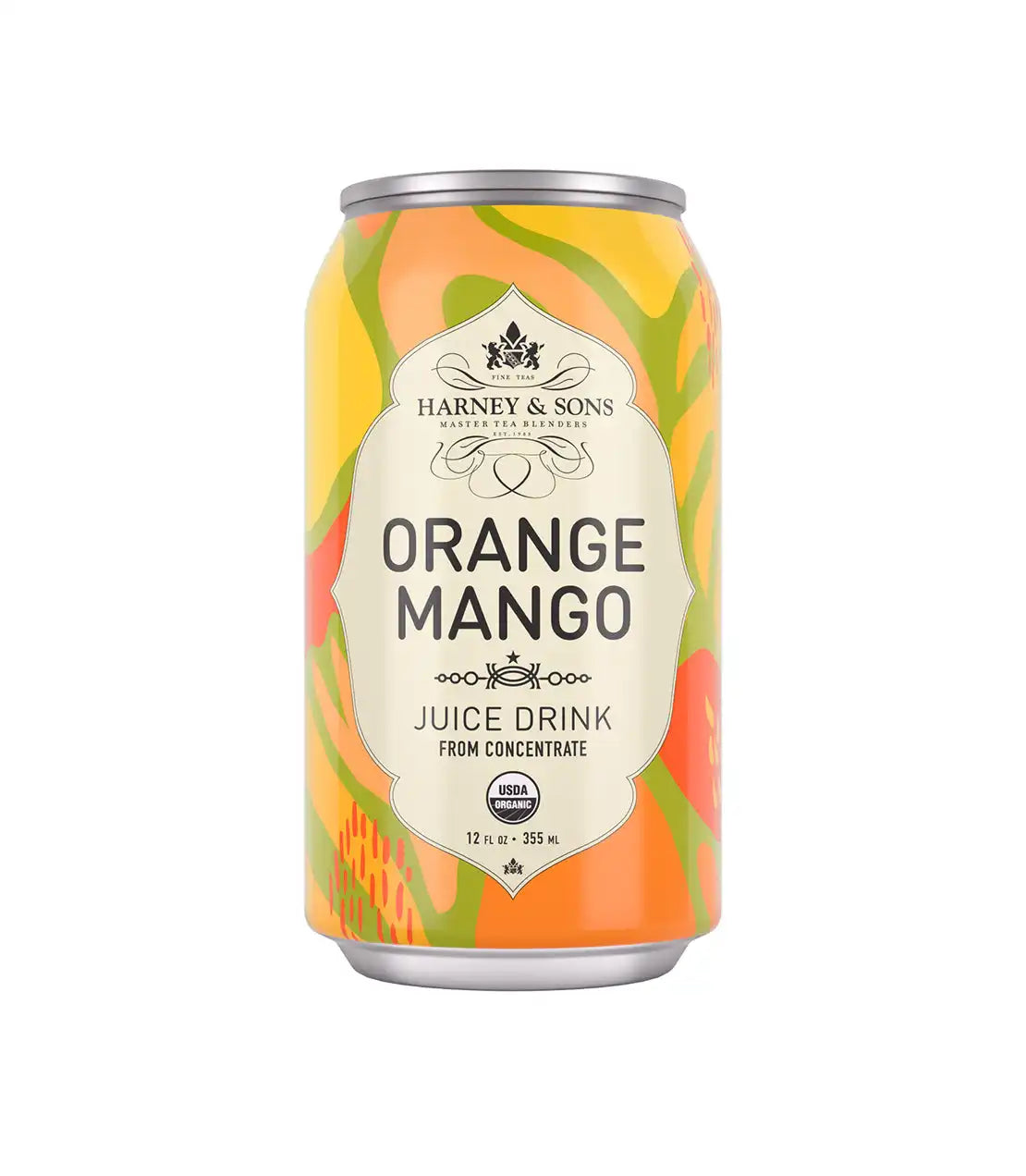 Organic Orange Mango Juice Drink Cans