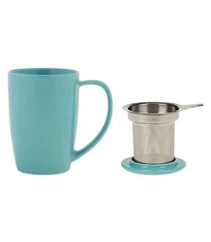 Forlife Curve Mug with Infuser 15 oz (Multiple colors)