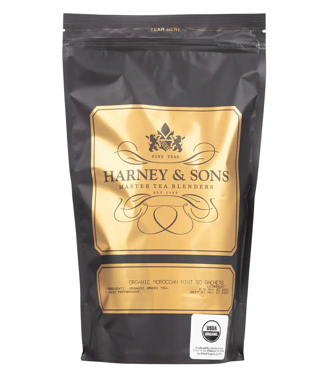 Organic Moroccan Mint, Bag of 50 Sachets