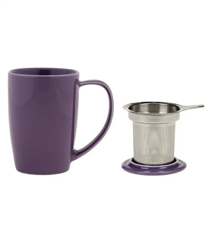 Forlife Curve Mug with Infuser 15 oz (Multiple colors)