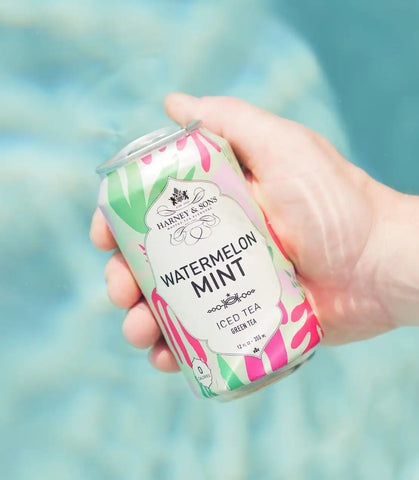 Watermelon Mint Iced Tea Cans