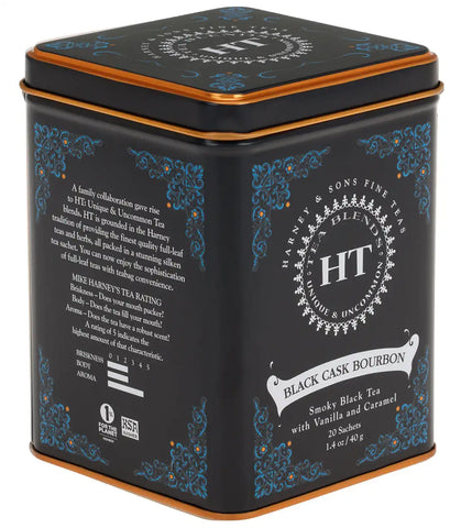Black Cask Bourbon, HT Tin of 20 Sachets