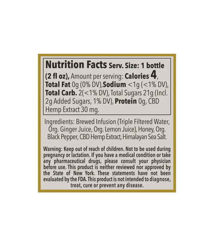 Ginger Shot – 30 MG Hemp